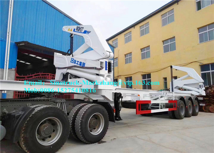 Heavy Duty Shipping Container Handling Equipment 37000kg Container Lift Trailer