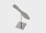Adjustable Height Shoes Store Display Props , Metal Footwear Display Stands