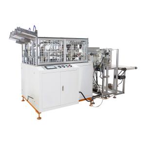 China Round Rectangle Disposable Paper Plate Making Machine With 2 Workstations on sale