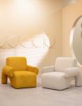 Corduroy Fabric Leisure Chair