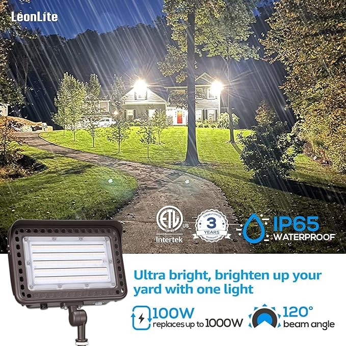 145lm/w SMD 2835 LED Flood Light Outdoor Commercial Security Light
