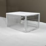 Kids Transparent Stackable Storage Shoe Boxes 38*26*20cm