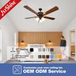 CE Super Asia Italy Indoor Elegant Classic Antique 52 Inch Ceiling Fan with