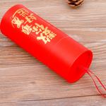 Food Grade Wholesale Round Kraft Paper Tube with Red Ribbon Biodegradable