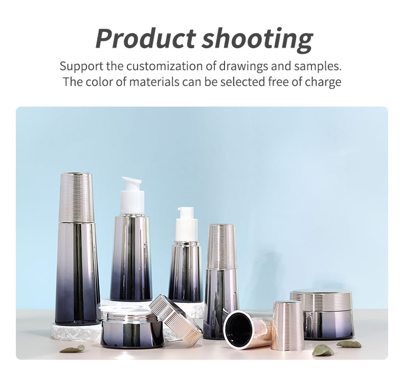 30g Cosmetic Jars 50ml Empty Dropper Bottles Sealing Type With Pump Sprayer