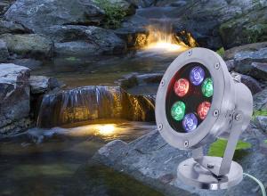 Wholesale Underwater Light LED Stainless Housing Waterproof Fish Pond Light Spot Light Pool Light Landscape Light Swimming Pool from china suppliers
