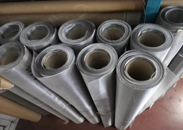 Wear Resistant 304 Plain Weave Stainless Steel Woven Wire Mesh For Chemical