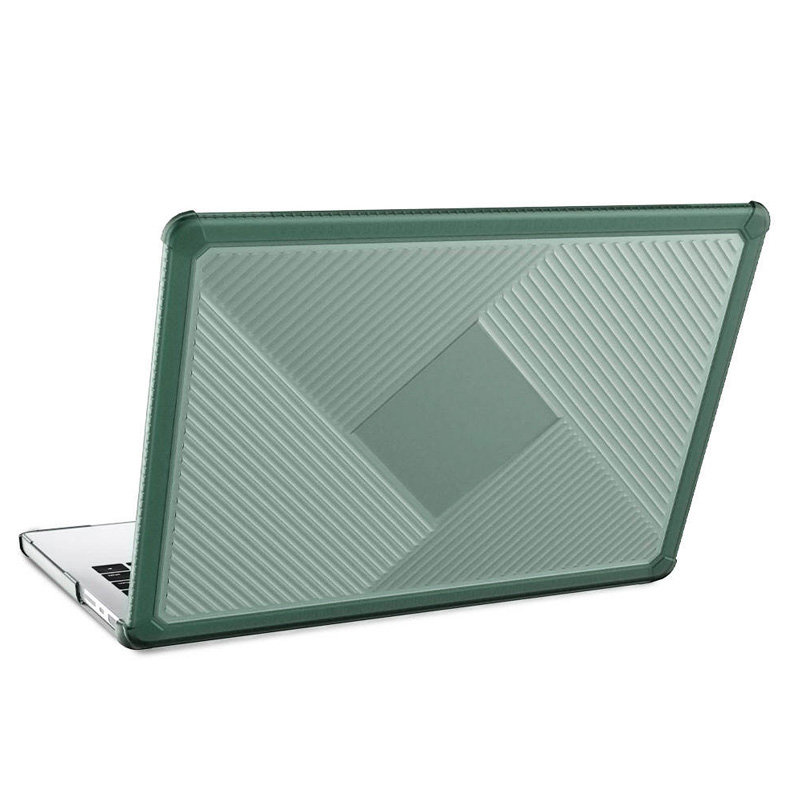 Custom Logo Efficient Heat Dissipation Laptop Hard Case Dual-layer TPU+PC Protective Cover for MacBook Air/Pro 13/14/15 Inch