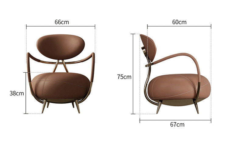 Modern Recliner Ant Leisure Chair Armchair Villa Living Room Office
