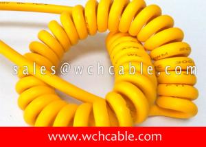 Wholesale UL21758 Cold Temperature Resistant TPU Sheathed Spiral Cable 90C 1000V from china suppliers