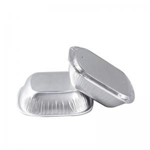 Wholesale 250ml Aluminum Foil Food Containers Disposable Inflight Coated Airline Food Catering Containers With Lids from china suppliers