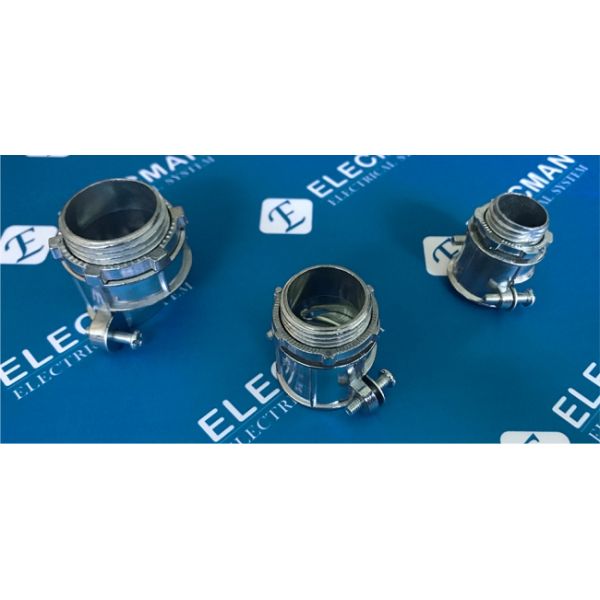 TAC Zinc Flexible Conduit Fittings Connector Take-All 1"