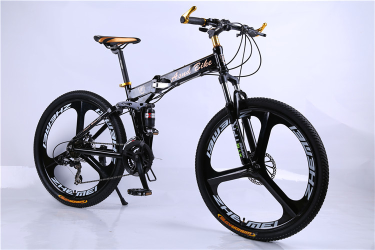 High grade OEM 3 spoke mag alloy wheel Shimano 24/27/30 speed alloy chinese folding MTB
