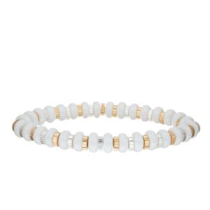 Wholesale Amazonite Beach Gemstone Handmade Pave Beads Bracelets Stretch Multicolor Adjustable from china suppliers
