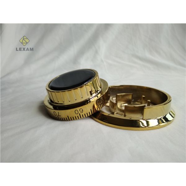 Satin Chrome Safe Lock Dial Durable , Lock Replacement Parts Long Lifespan