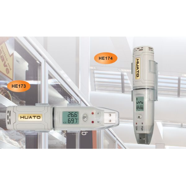 Mini Design Usb Thermometer Data Logger , Humidity Data Logger Usb Type