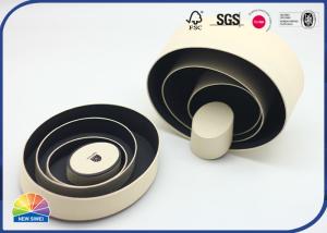 Wholesale Cream-Coloured Paper Packaging Tube Oval Shape For Handmade Soap from china suppliers