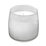 Frosted White Glass Candle Jar Beautiful Scented Candles Unique Scented Candles