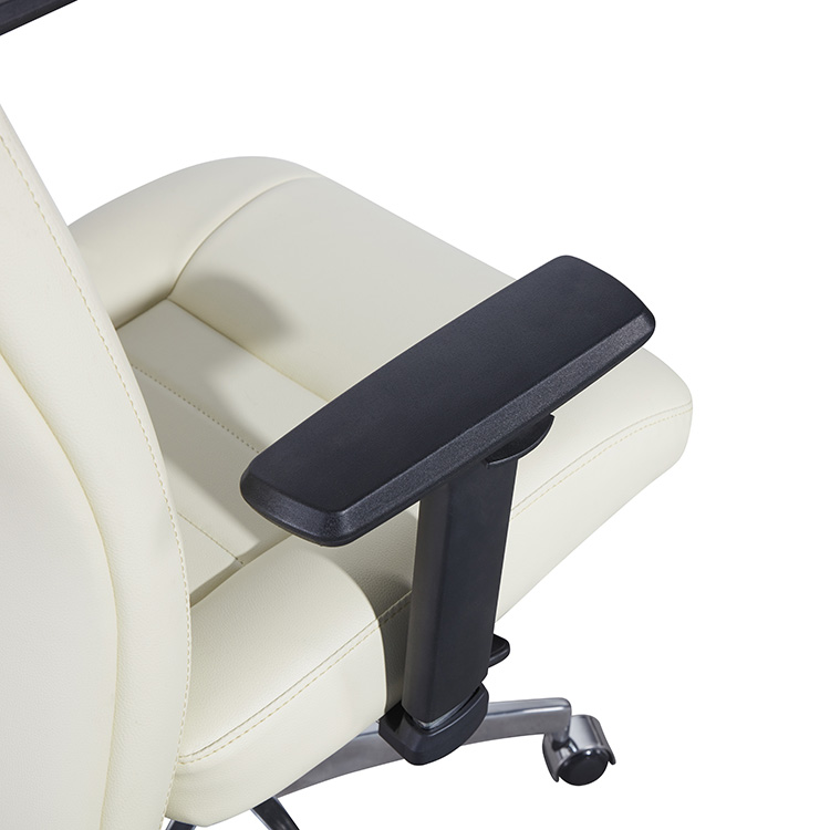 Fabric Executive Leather Office Swivel Chairs 2.5mm Black Powder BIFMA