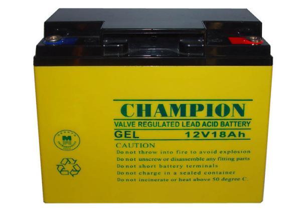 China Champion Battery 12V18AH NP18-12-G Sealed Lead Acid GEL Battery, Solar