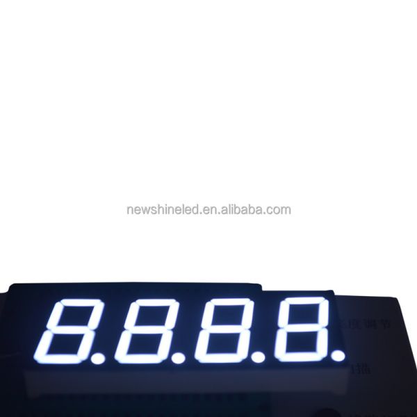 Precision LED 4 Digit 7 Segment Display 0.8 Inch Digit Height Designed for Accurate Digital Readouts and Measurement Systems