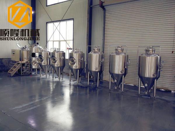Two Vessels Industrial Brewing Equipment , 3HL SS Commercial Micro Brewing