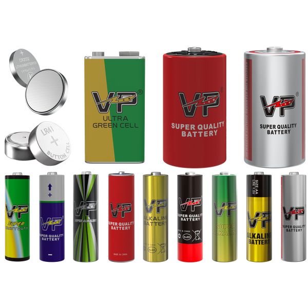 VP Leakage-Proof 1.5V 380min AA Am3 Lr6 Super Perfomance Alkaline Cell Battery