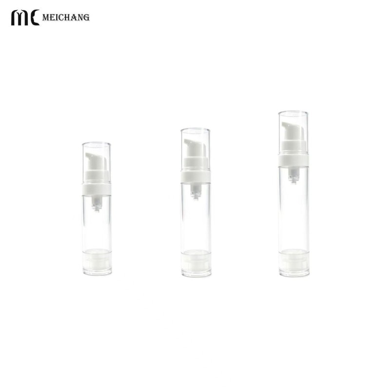Mini PCR Airless Pump Bottle 6ml 8ml 10ml | Recyclable Cosmetic Packaging with Custom Gradient Finish（MC-284）