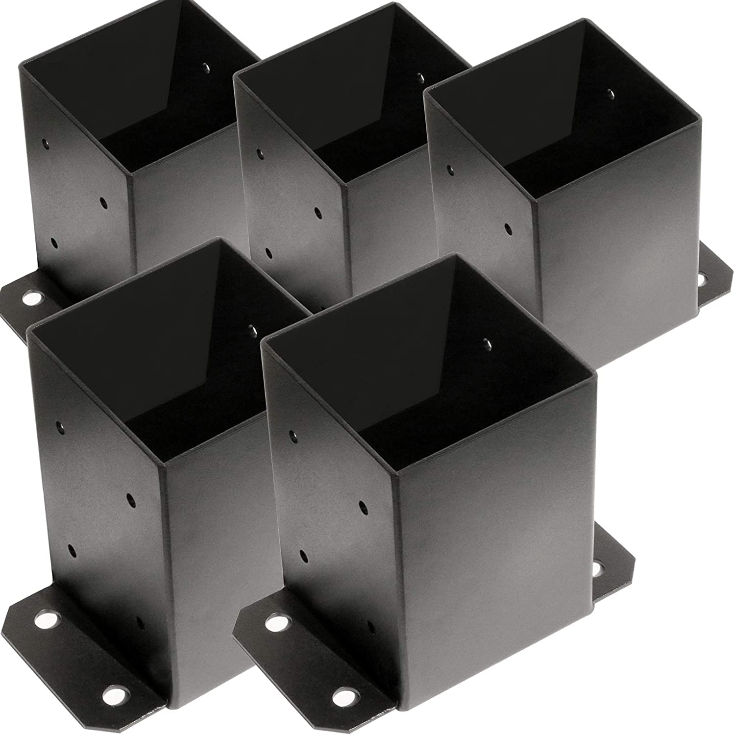 INCH Measurement System 4*4inch Ground Power Pergola Base Wood Fence Post Anchor Base