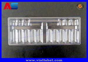Wholesale On Sale ! Transparent 10 2ml Vials PET Plastic Blister Tray packaging Free Shipping from china suppliers