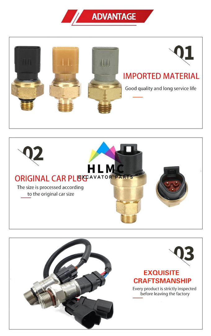 274-6719 Oil Pressure Sensor C9 Excavator E330D E336D E345D 2746719