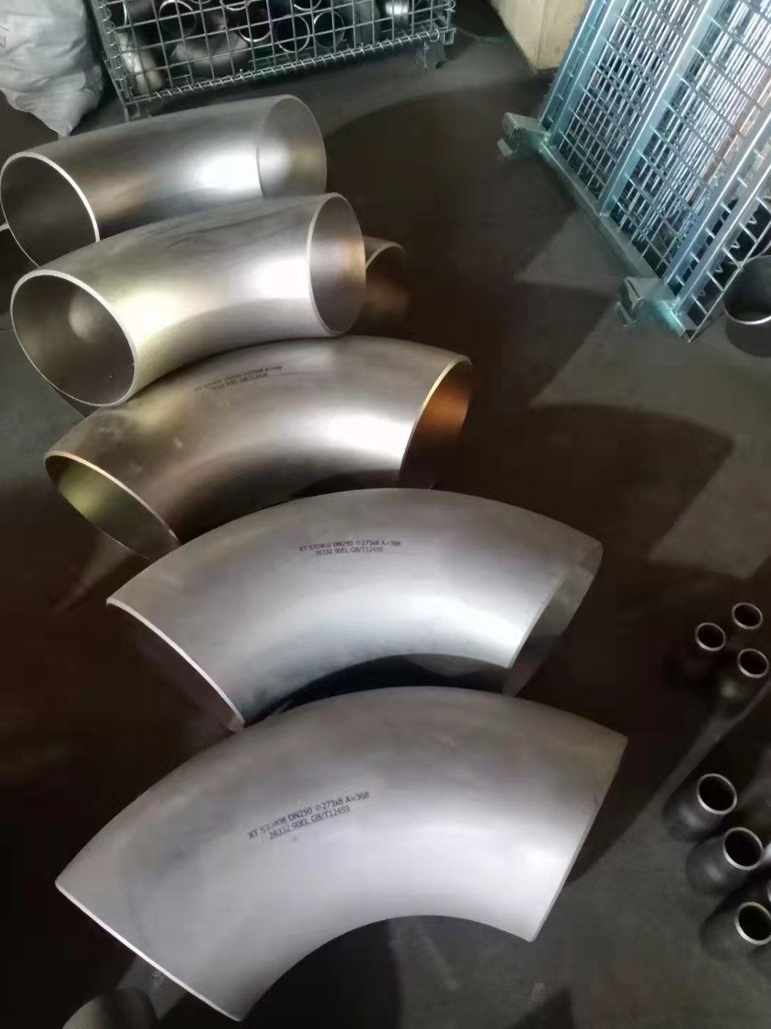 08Х18Н10Т Stainless Steel Elbow SS321 Butt Welded 22mm 10mm