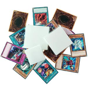 Wholesale PP Matte Clear Card Sleeves 73x73mm Square Ideal For Tournaments from china suppliers