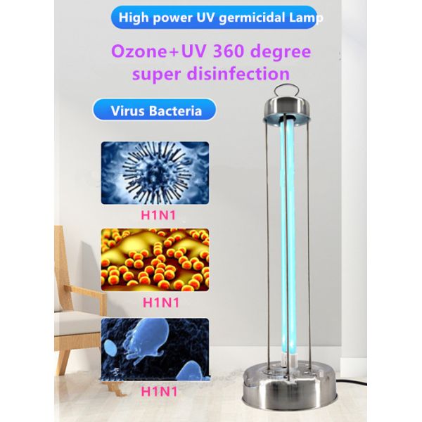 Mercury Switch UVC LED Lamp wavelength254nm High Power 75W-100W-135W-150W Stainless Steel 304 Body