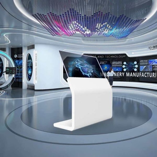 55 Inch 2K Ultra-Clear Transparent OLED Display for Digital Real Estate Inquiry and Smart Property Presentation