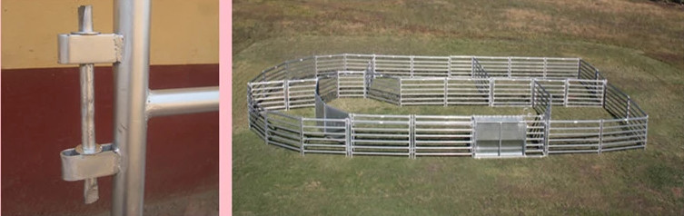 Welded 12 Foot Corral Panels Oval Tube Metal Corral Fence