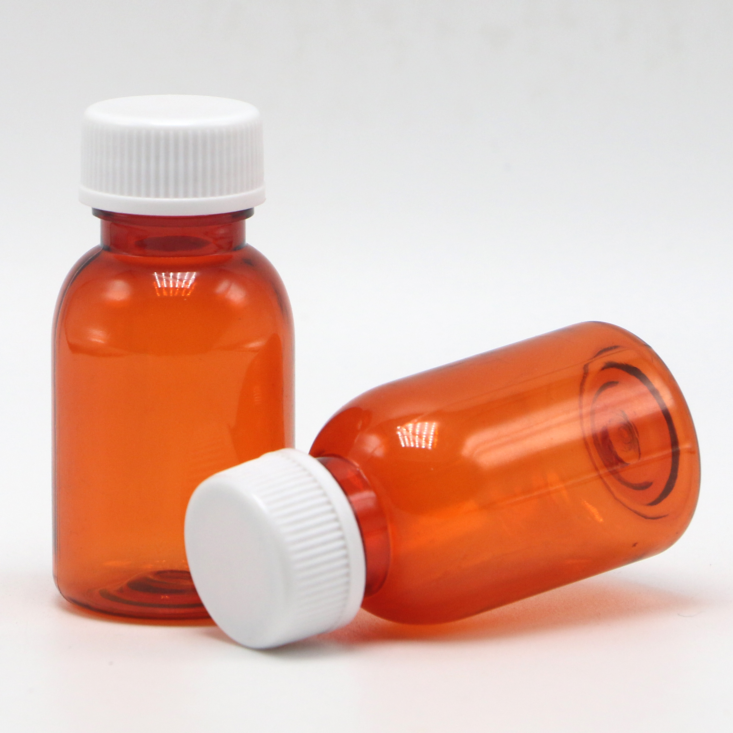 Leak-Proof PET Liquid Medicine Bottle with Cap 20ML/CC Collar Material PET