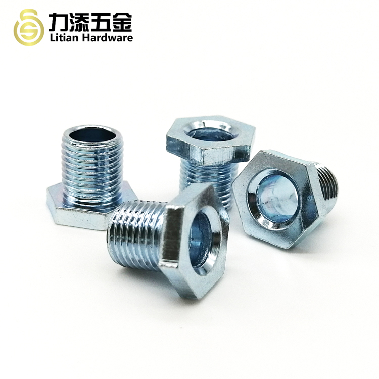 M16 Hexagonal Rivet Nut Hollow Bolt Nickel Plated For Multiapplication