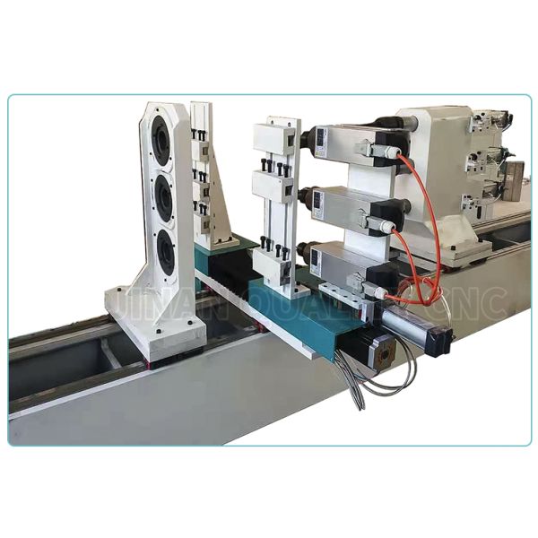3 Axis Wood Turning Lathe Machine For Stair Balusters