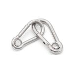 Gourd Shape Heavy Duty Carabiner Snap Hook Anti Corrosion For Hiking / Fishing