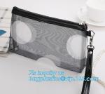 PVC Mesh Cosmetic Bag Coin Purse for Mom Holiday Gift Pink Bag, Portable Travel
