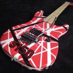 5150 Striped Series Red/Black/White, Maple fingerboard, Floyd Rose Locking