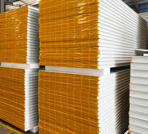 Wholesale 200mm Polyurethane Clean Room Wall Panels Laboratory Acoustic Sandwich Panel from china suppliers