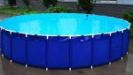 50000L Foldable PVC Tarpaulin Fish Farming Tank Fish Pond Plastic Tank Outdoor