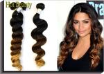 Women's Human Hair Extensions 3 Tone Loose Wave 12 inch - 28 inch