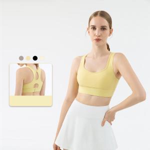 Wholesale Nylon Water Drop Yoga Bra High-intensity Women Sports Underwear from china suppliers