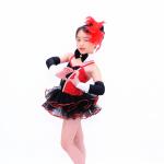 Children'S Dance Clothes Black Red Sequin Tutu Skirt For Solo Performance