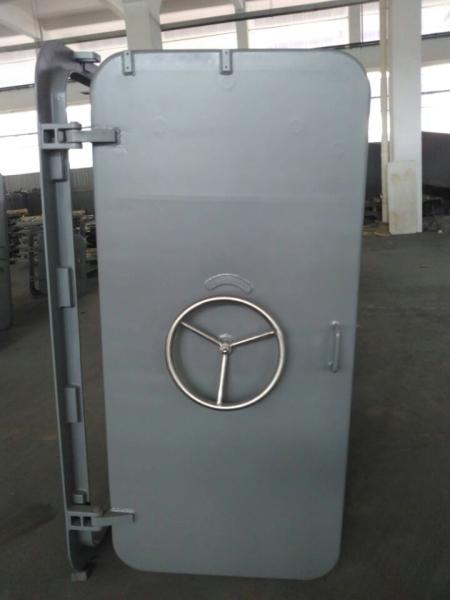 A60 Marine Access Doors Fire Proof Single Leaf Wheel Handle Watertight Steel