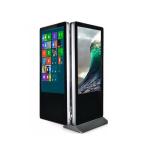 Dual Screen Double Sided Digital Signage Kiosk 55 Inch