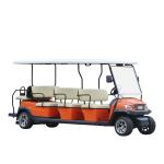 8+3 Seats 48V 5KW Golf Car Sightseeing Shuttle Bus Car For Resort / Park